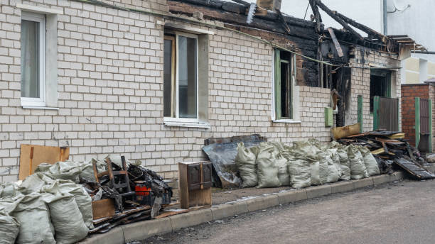 Professional Fire Damage Repair technician working in Largo, MD